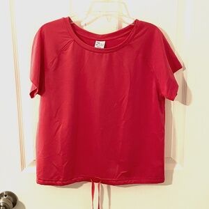 PBX Pro Crew Athletic Tee-Tie Front-Women's Small